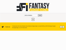 Tablet Screenshot of fantasyfootballinsiders.com